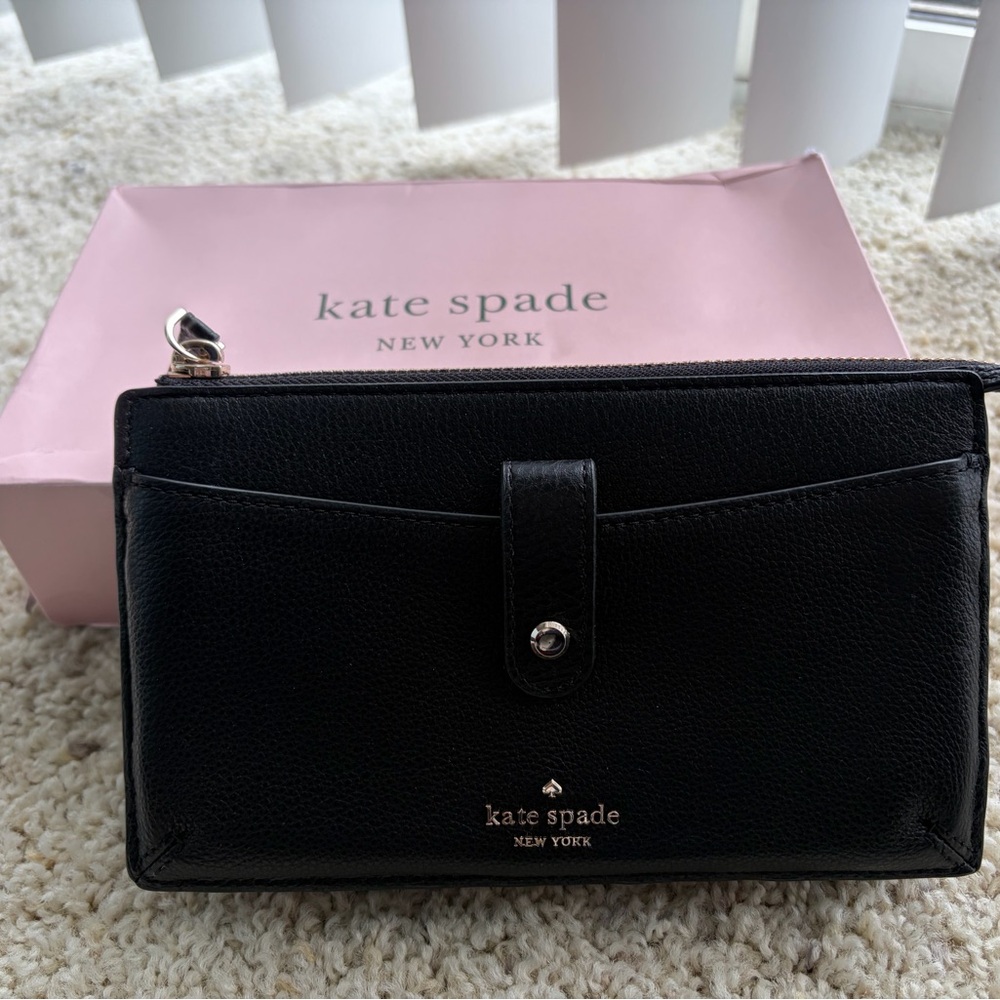 Kate Spade Crossbody Wallet - Black